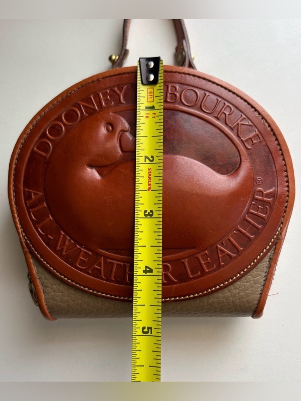Dooney & Bourke Brown Leather Crossbody Wallet Bag - Picture 16 of 16